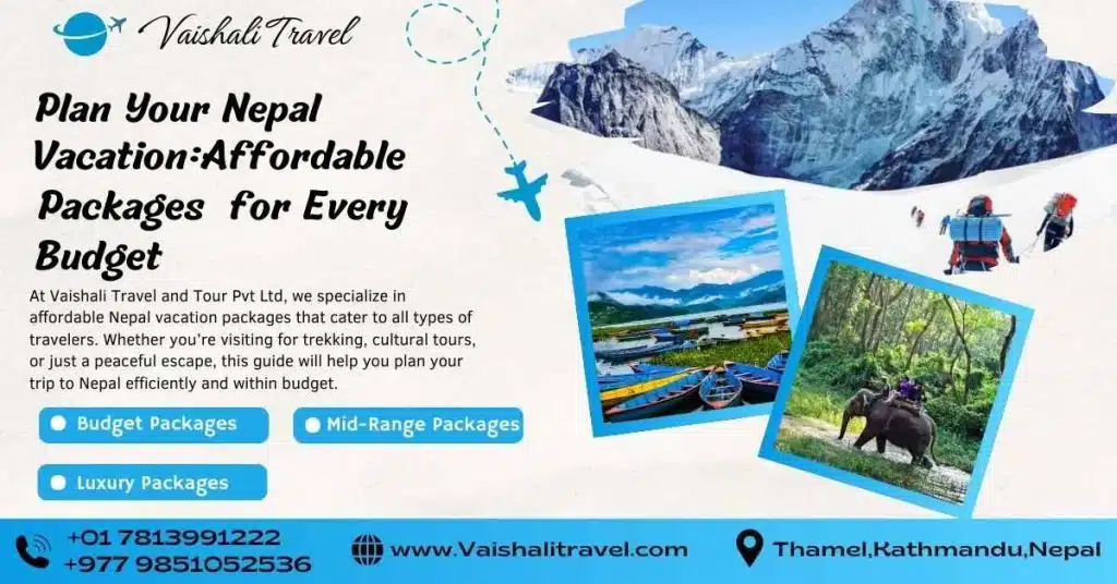 affortable package to nepal