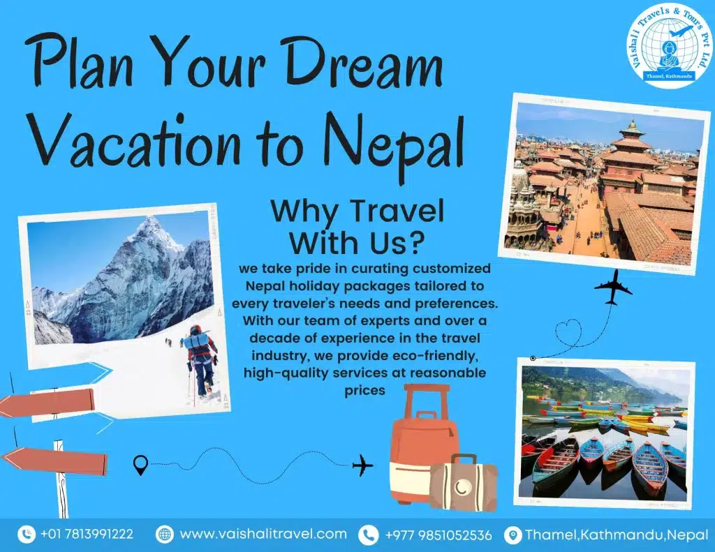 plan you dream vaccation to nepal