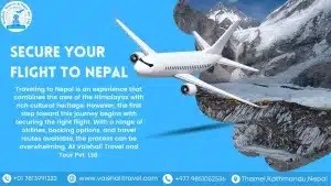 secure your flight to nepal